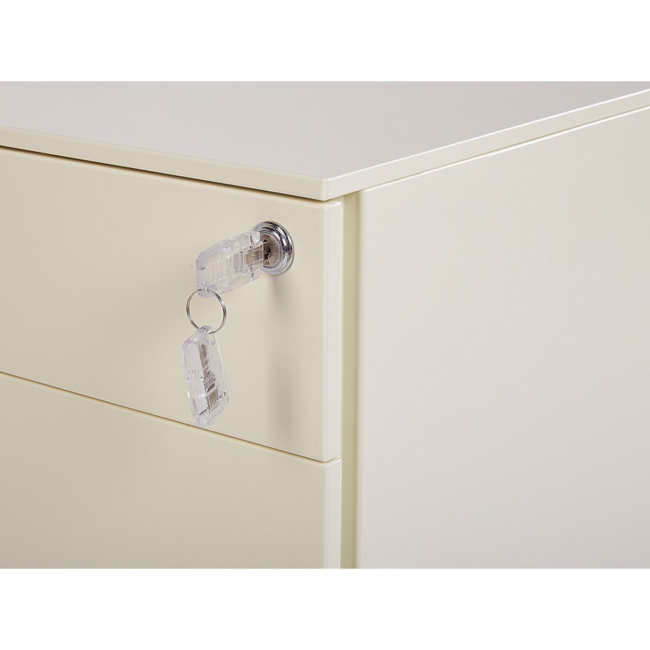 Szafka biurowa metalowa beżowa CAMI