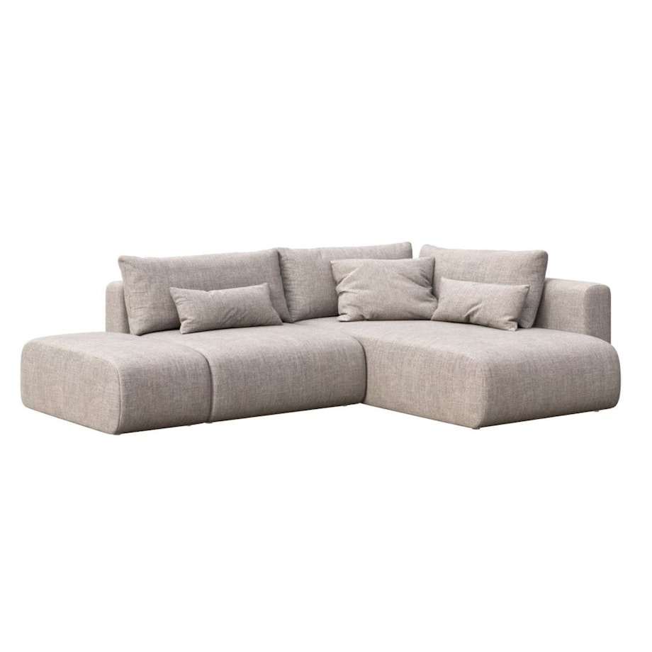 Lumine Sofa narożna - jasnoszara