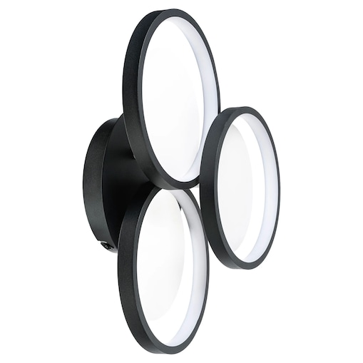 Lampa Sufitowa App1919-C Black Led Czarny, Metal, Tworzywo Sztuczne
