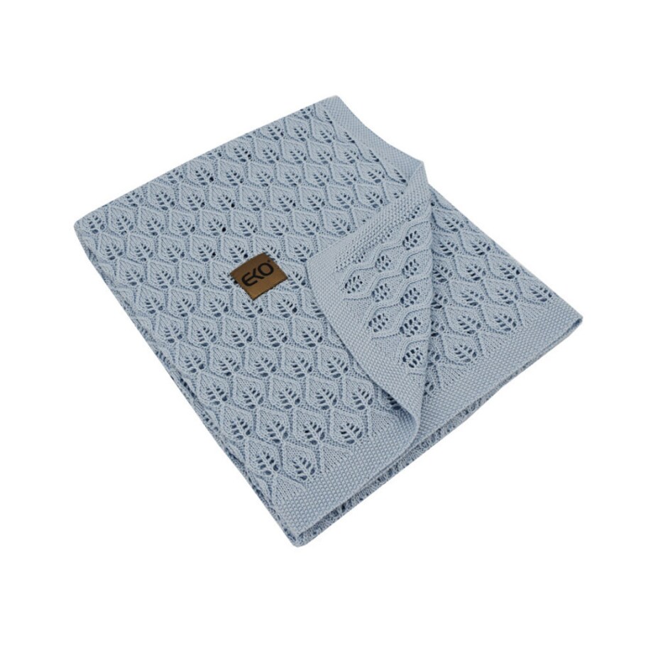 Kocyk bambusowy dla dziecka NIEBIESKI