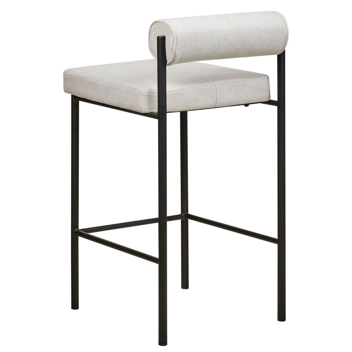 Zestaw 2 krzeseł barowych jasnoszary AMAYA