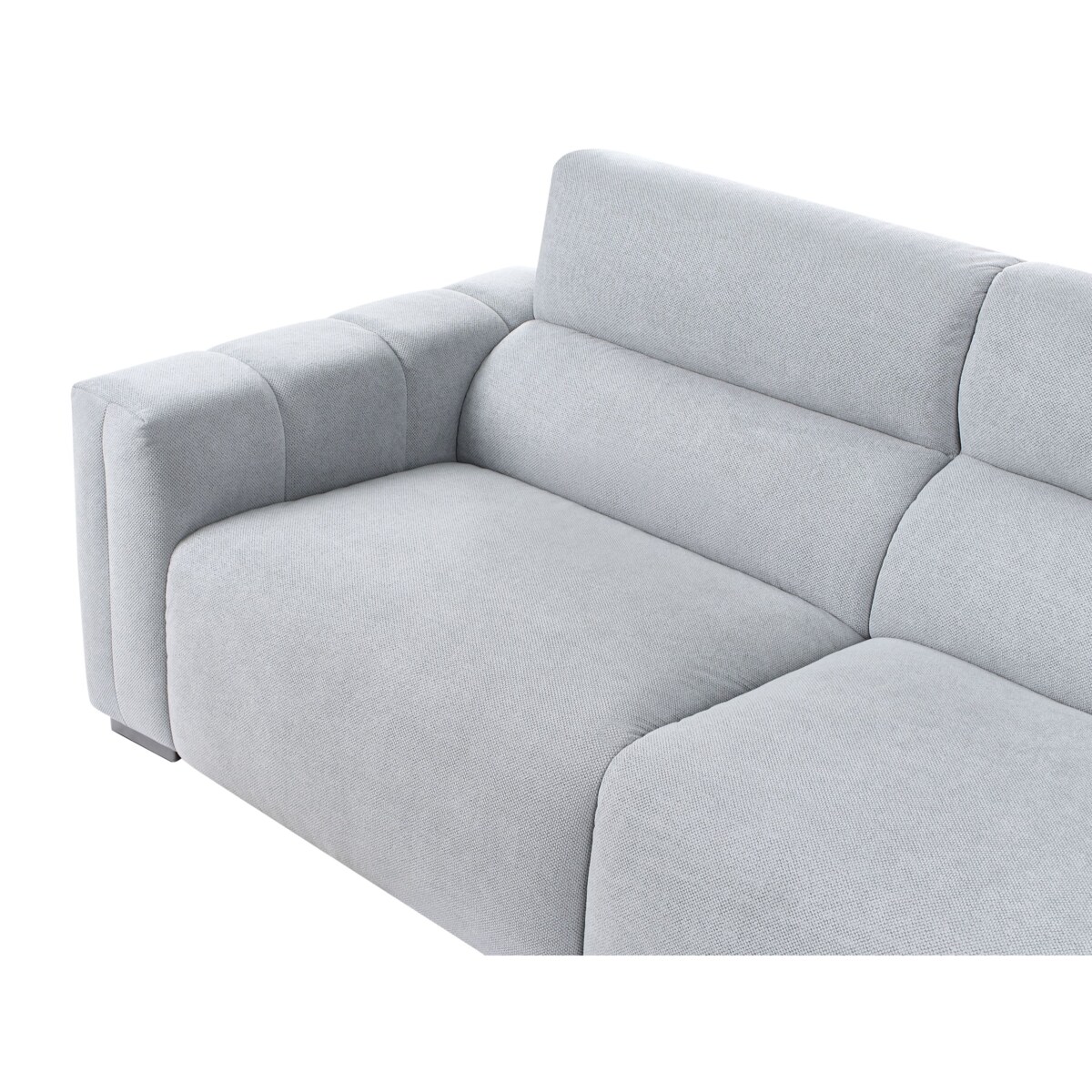 Sofa 3-osobowa jasnoniebieska FAUSKAN