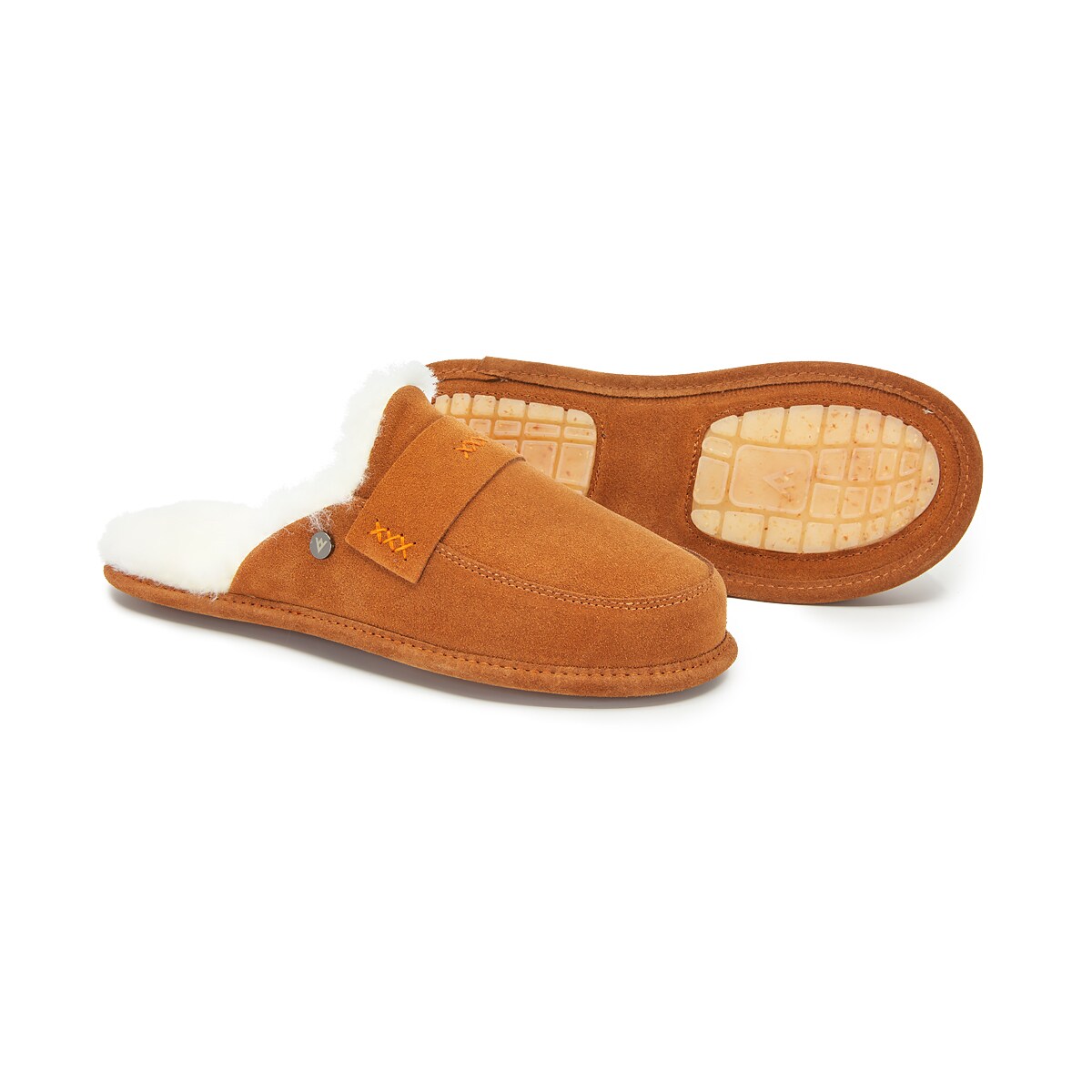 KAPCIE DAMSKIE ABBY NUGATOWO-BIAŁE 37