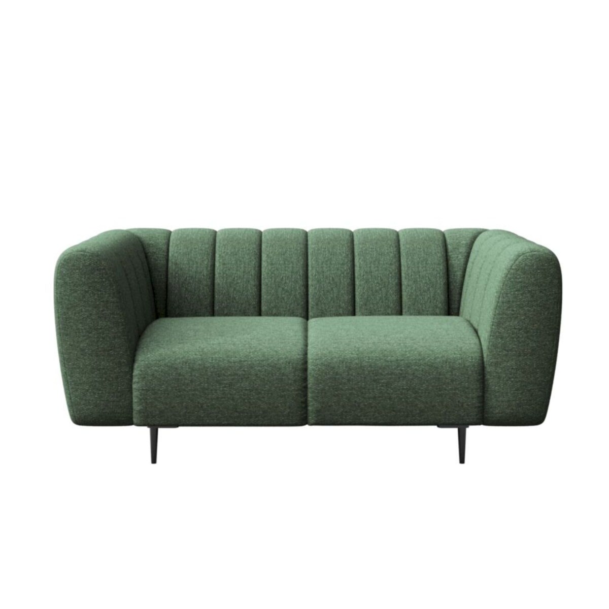 Shel Sofa 2-osobowa - ciemnozielona