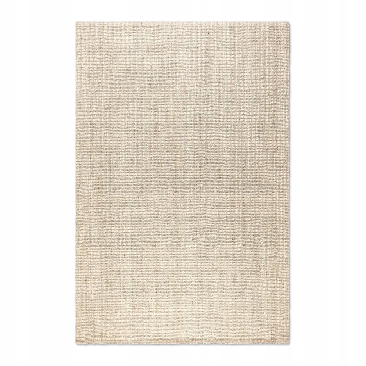 Dywan jutowy do salonu 120x170cm, naturalny kremowy dywan z juty