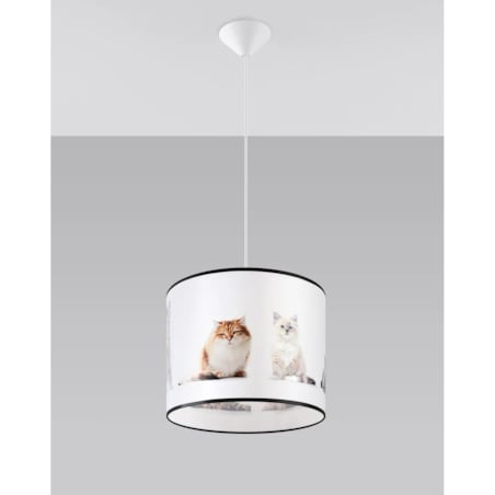 Lampa wisząca KOTY 30 biała