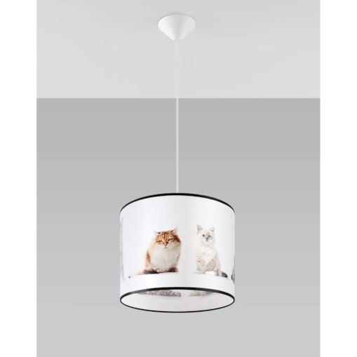 Lampa wisząca KOTY 30 biała