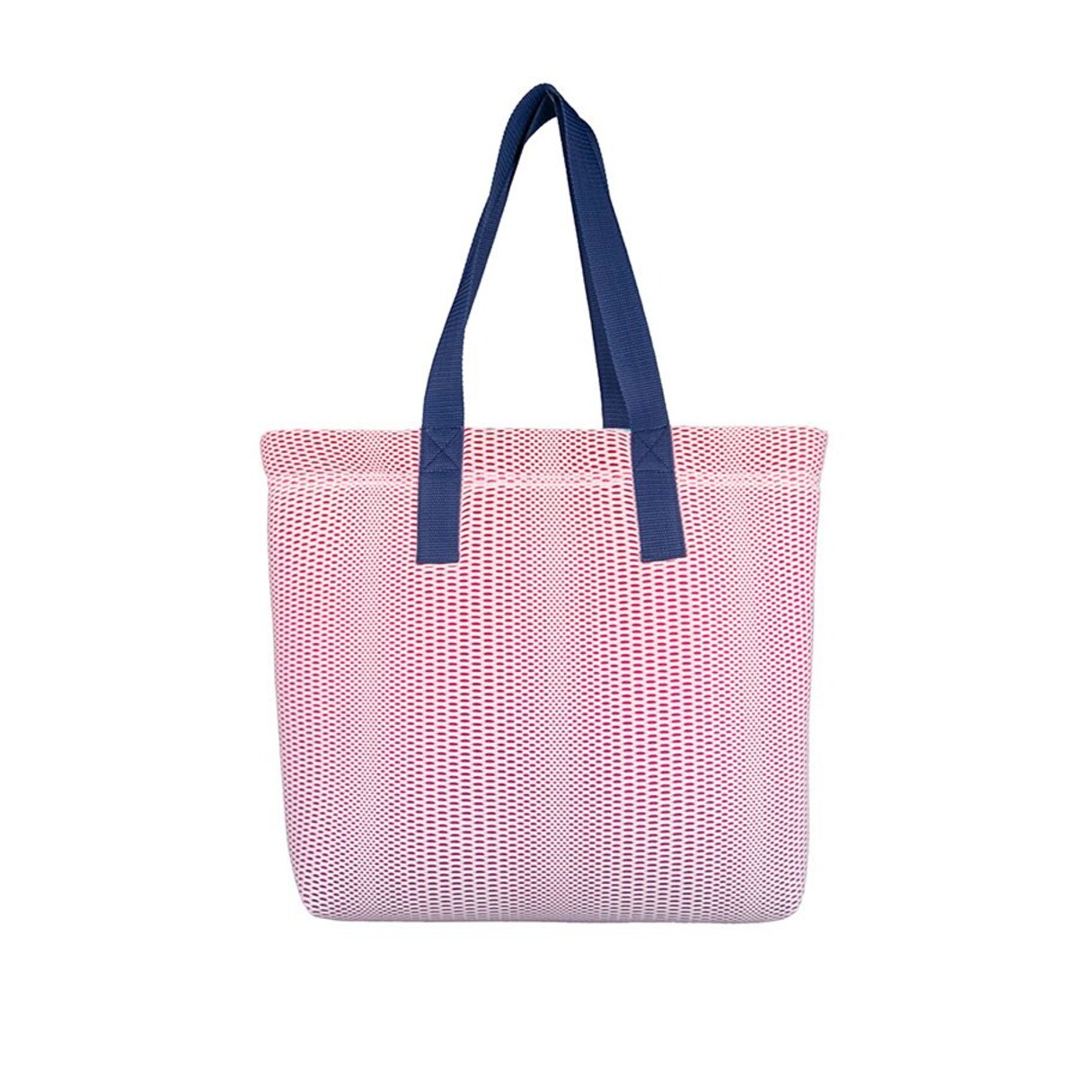 Torba na zakupy różowo-niebieska 45×33 cm