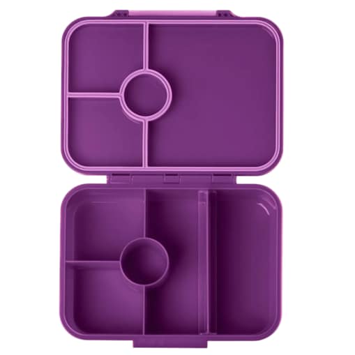 LEKKABOX CLASSIC śniadaniówka z przegródkami, Lilac