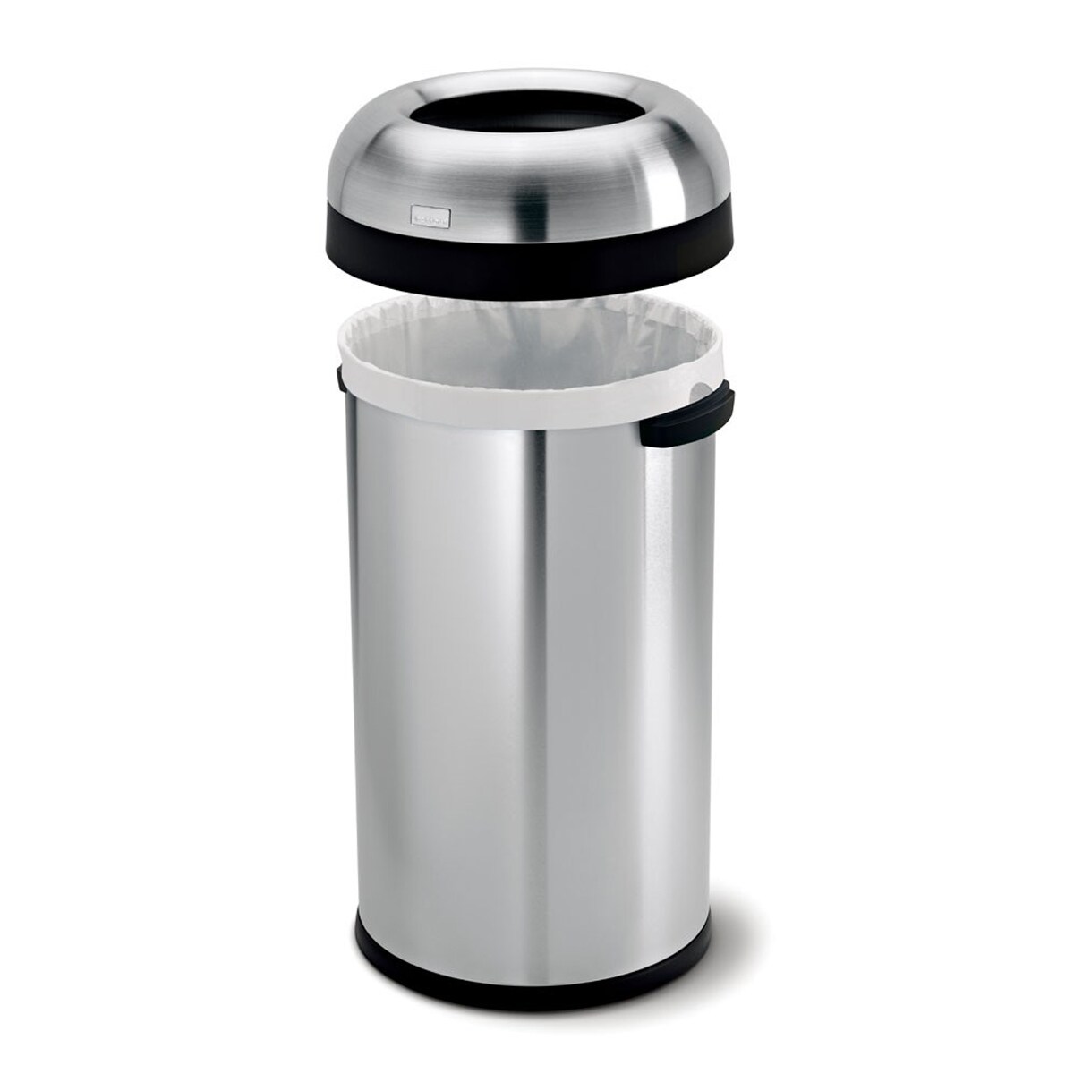 Kosz na śmieci 60L BULLET OPEN - stal / simplehuman
