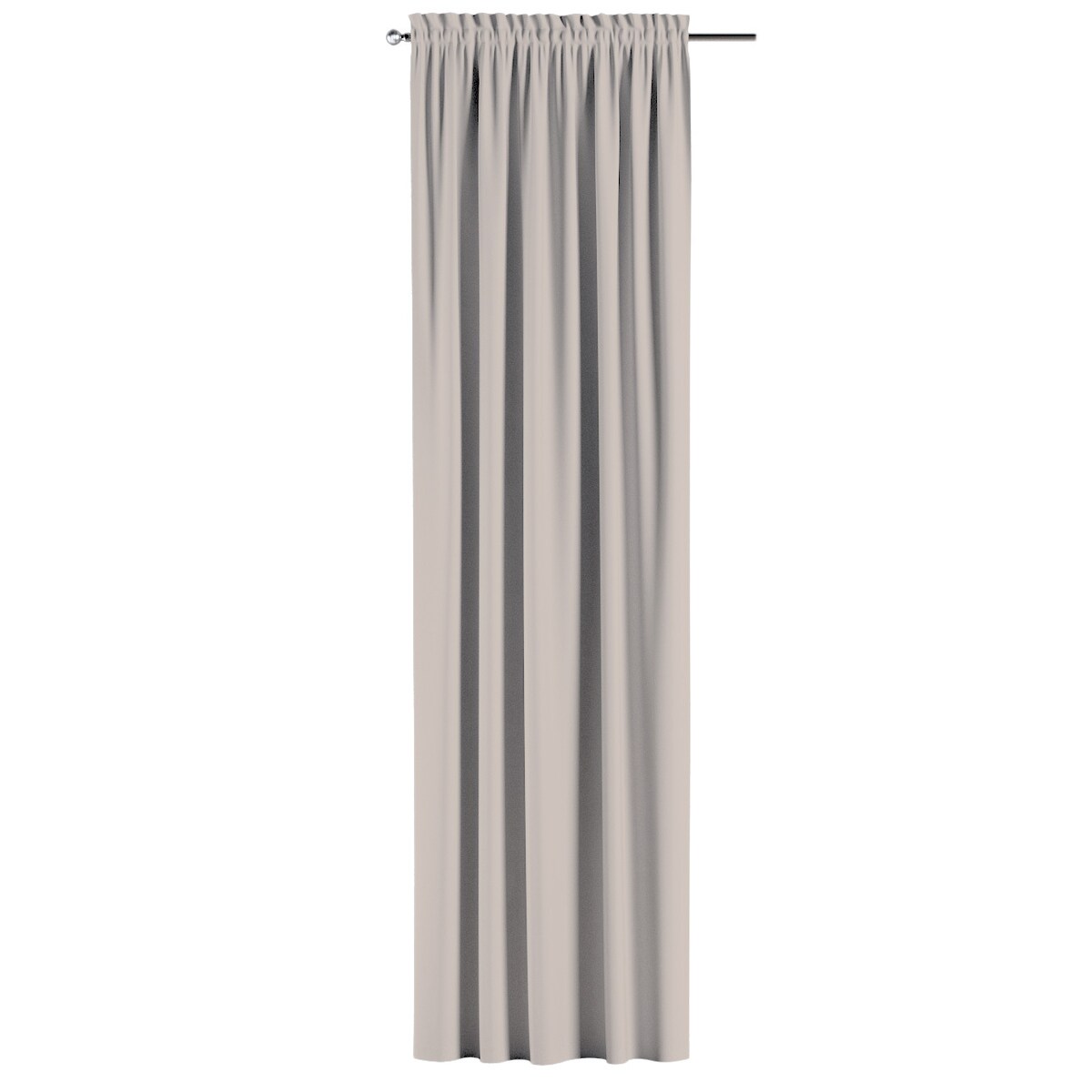 Zasłona na kanale z grzywką 1 szt. 130x245 kaszmirowy