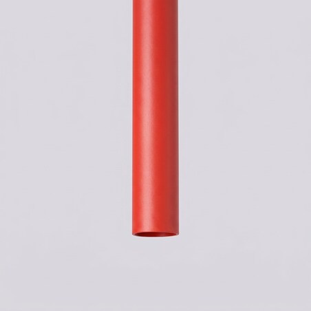 Lampa wisząca PASTELO 1 czerwona