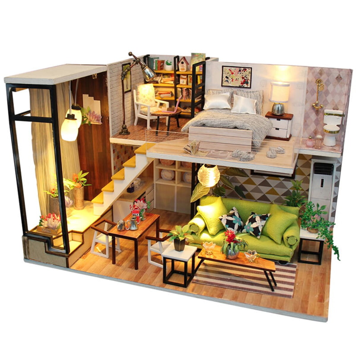 Miniaturowy domek - Skandynawska prostota