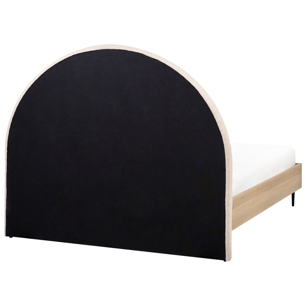 Łóżko Boucle MILLAY 140 x 200 cm Beżowy