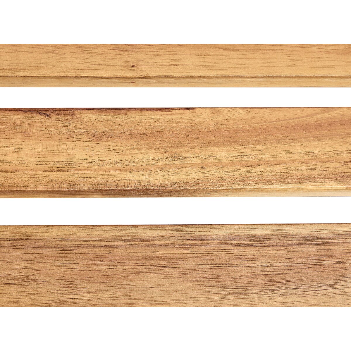 Leżak ogrodowy z poduszką LUINO Drewno akacjowe Szary