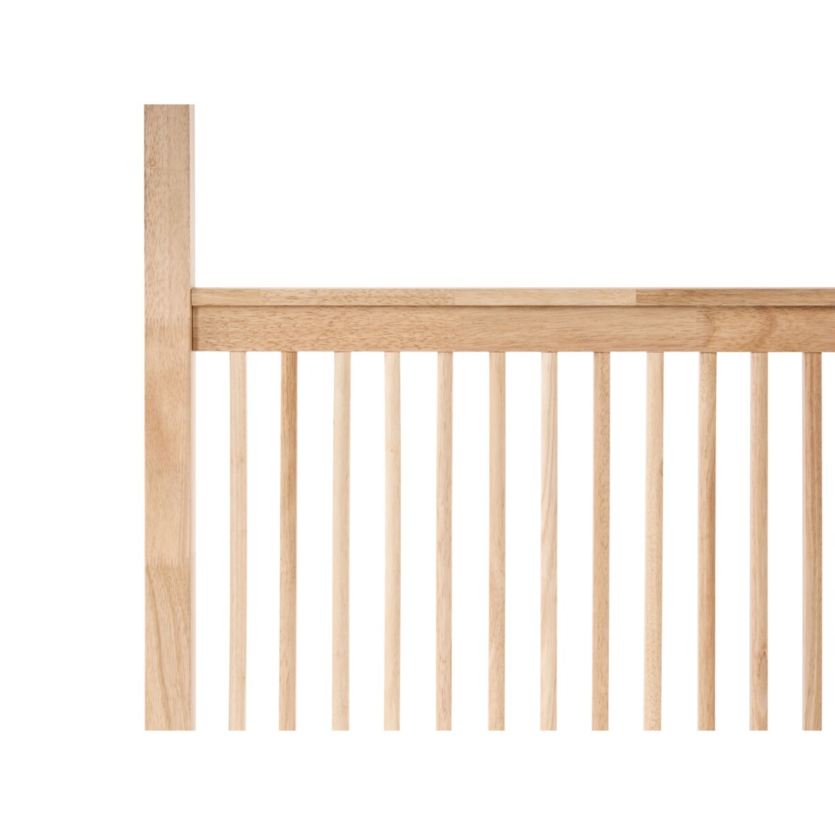 Łóżko z baldachimem Drewno HARFLEUR 160 x 200 cm Jasnobrązowy