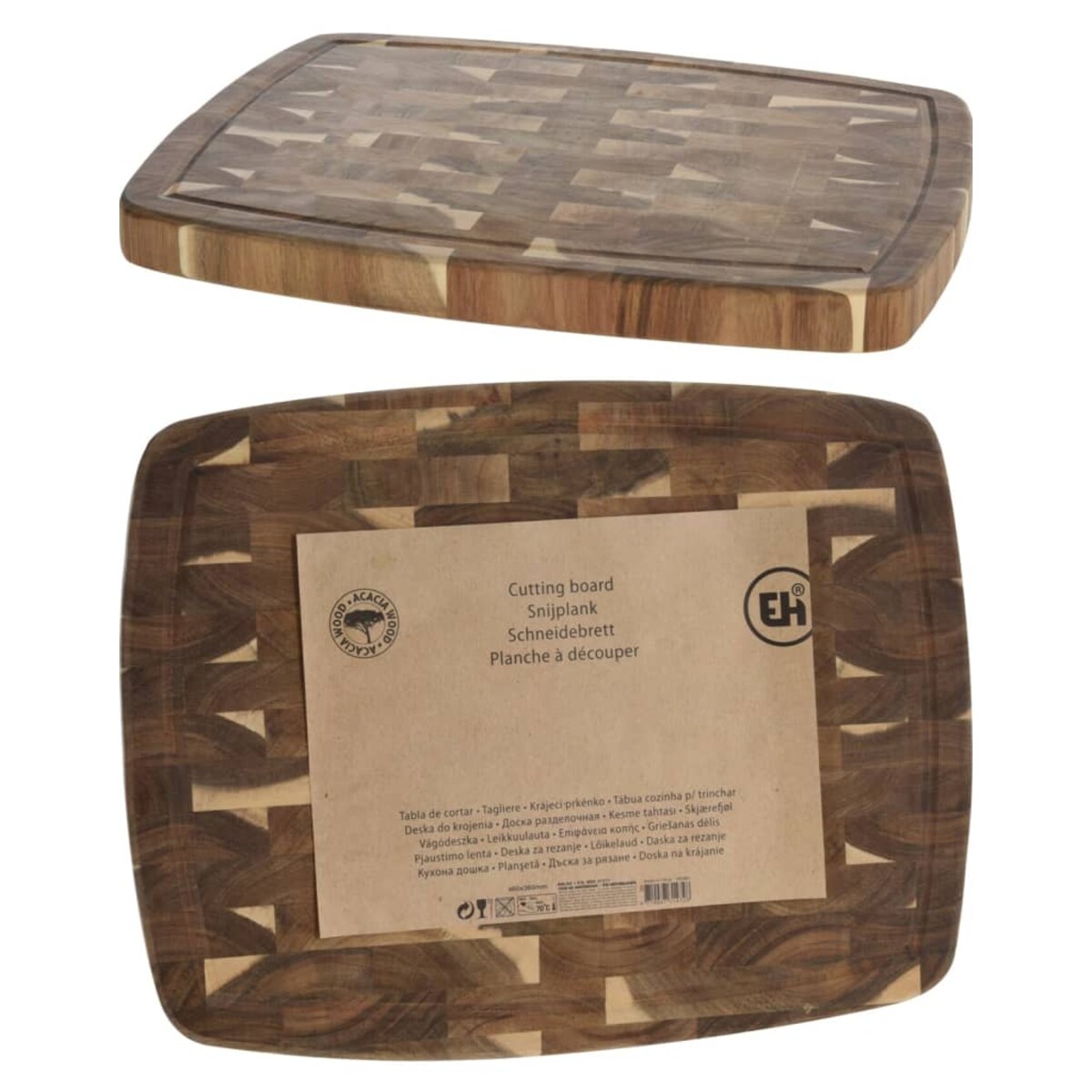 Excellent Houseware Deska do krojenia, 46x36x3,5 cm