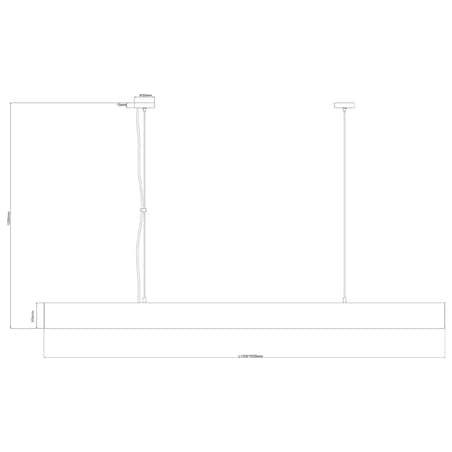 Lampa sufitowa wisząca Light Prestige Cali biały LED 2700K-6500K (SMART) 1 szt.