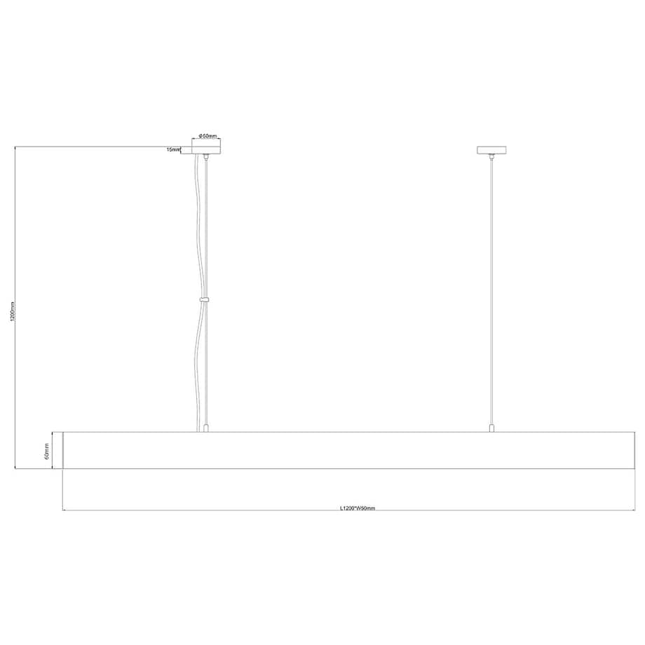 Lampa sufitowa wisząca Light Prestige Cali biały LED 2700K-6500K (SMART) 1 szt.