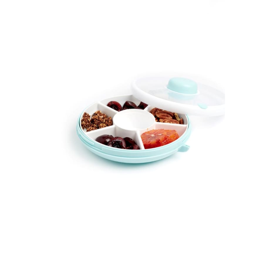 GOBE SNACK SPINNER pojemnik na przekąski, Macaron Blue