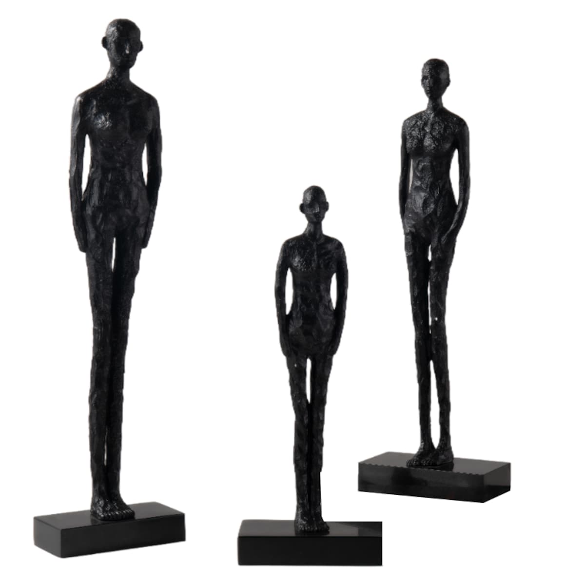 FIGURKA DEKORACYJNA CHRISTIANO CZARNY M