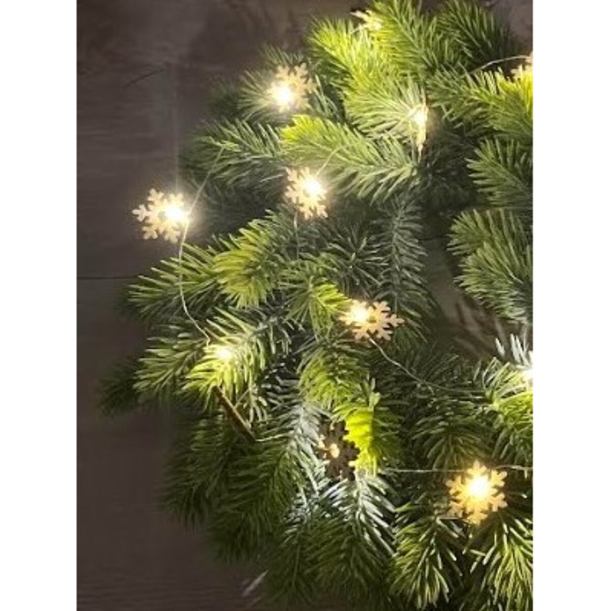 Lampki Led Na Choinkę Drucik Na Baterię Śnieżynki