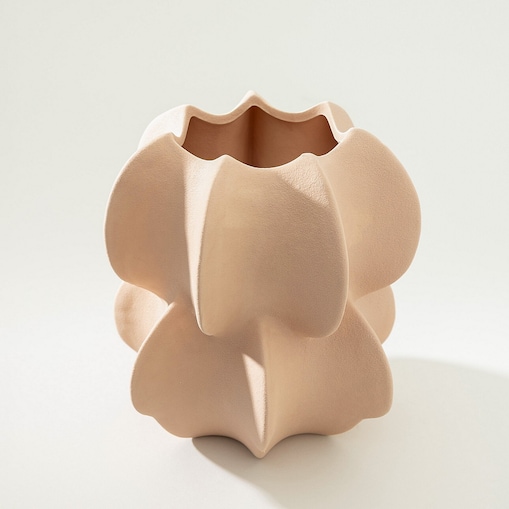 Wazon kamionkowy Petal Pink I 20x21 cm, 20x20x21 cm