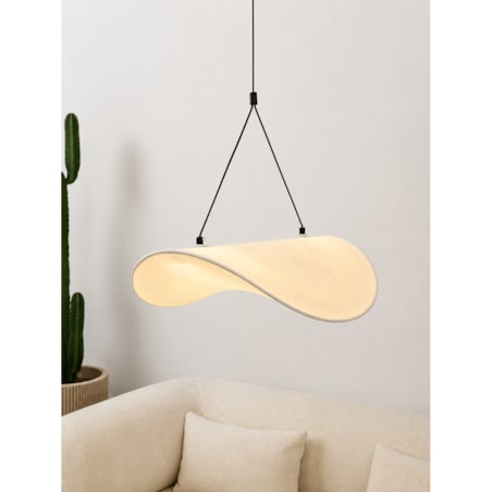 Lampa wisząca Hikari L biała Monnarita