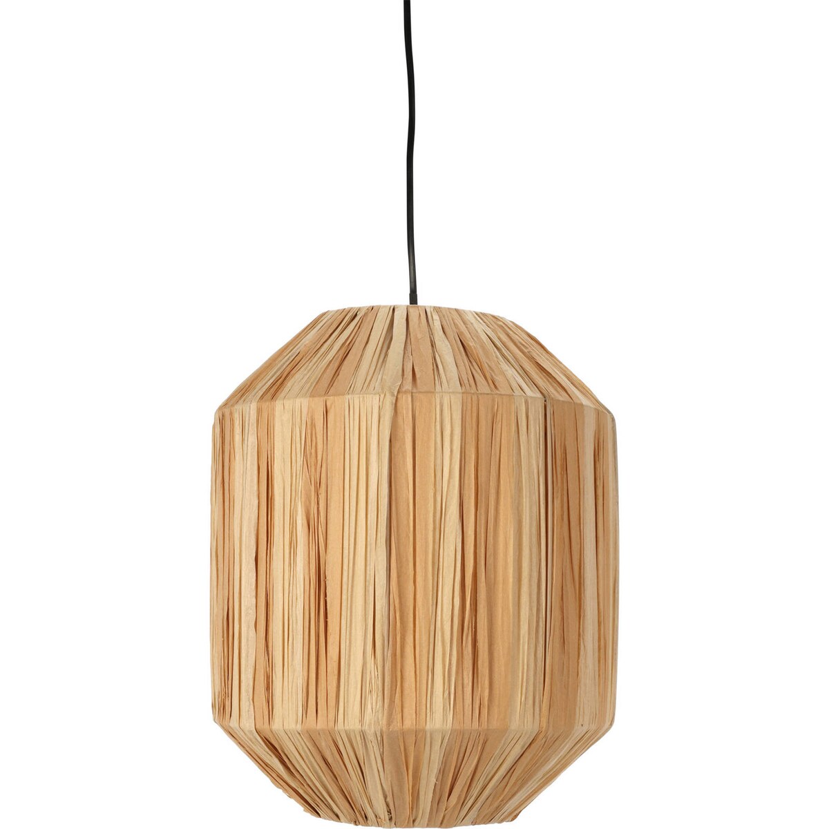 Papierowa lampa sufitowa, imitacja rattanu