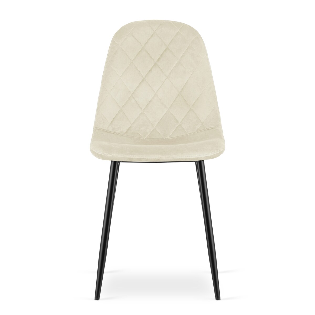 Krzesło Asti nowoczesny design, Beż Aksamit X4