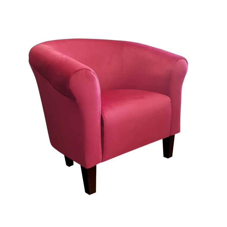 Fotel DRAWA 1 VELVET bordowy