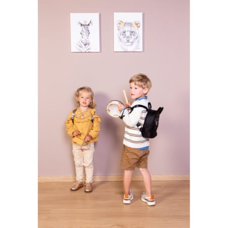 Childhome Plecak dziecięcy My first bag Pikowany Czarny