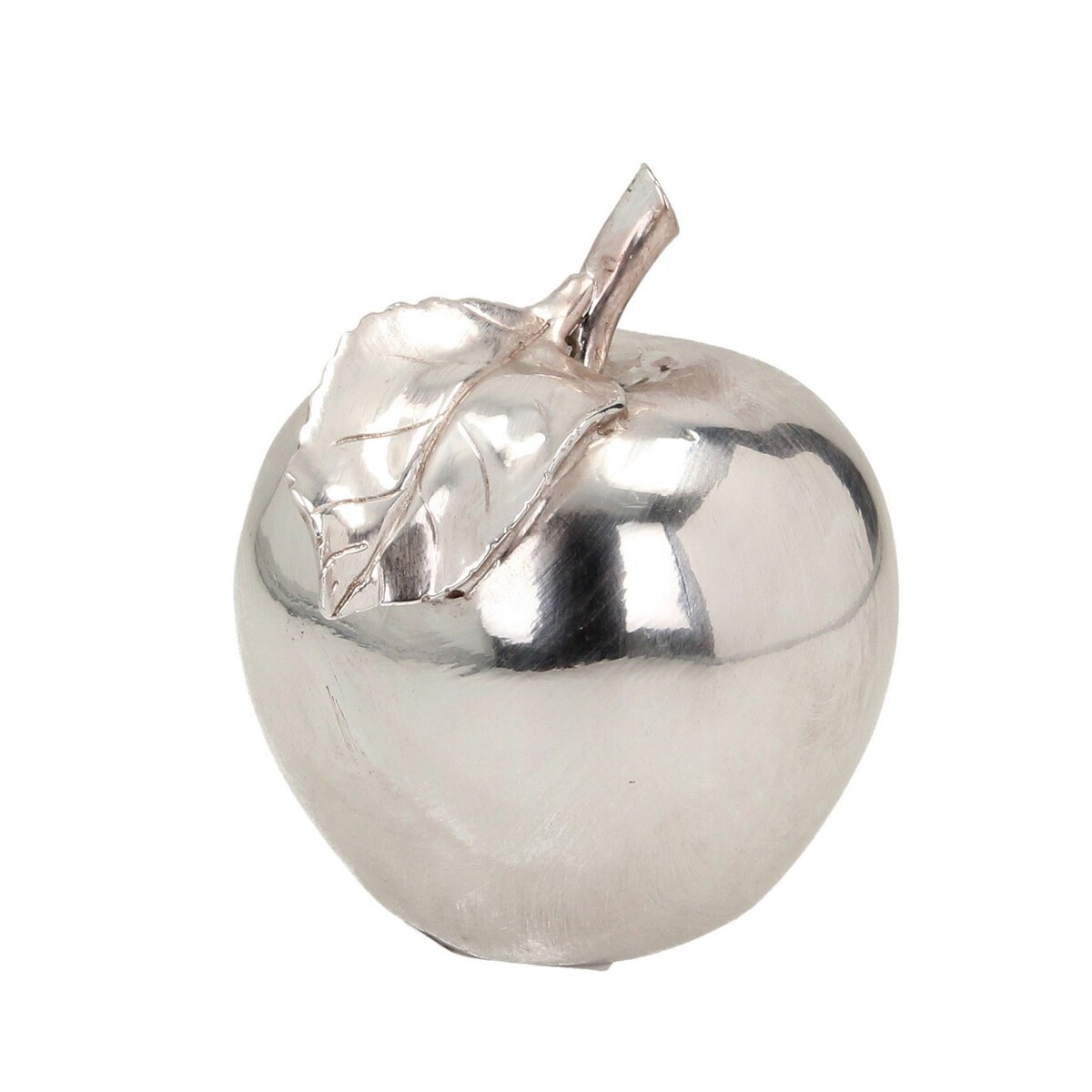 Dekoracja Silver Apple 12cm, 11 x 11 x 12 cm