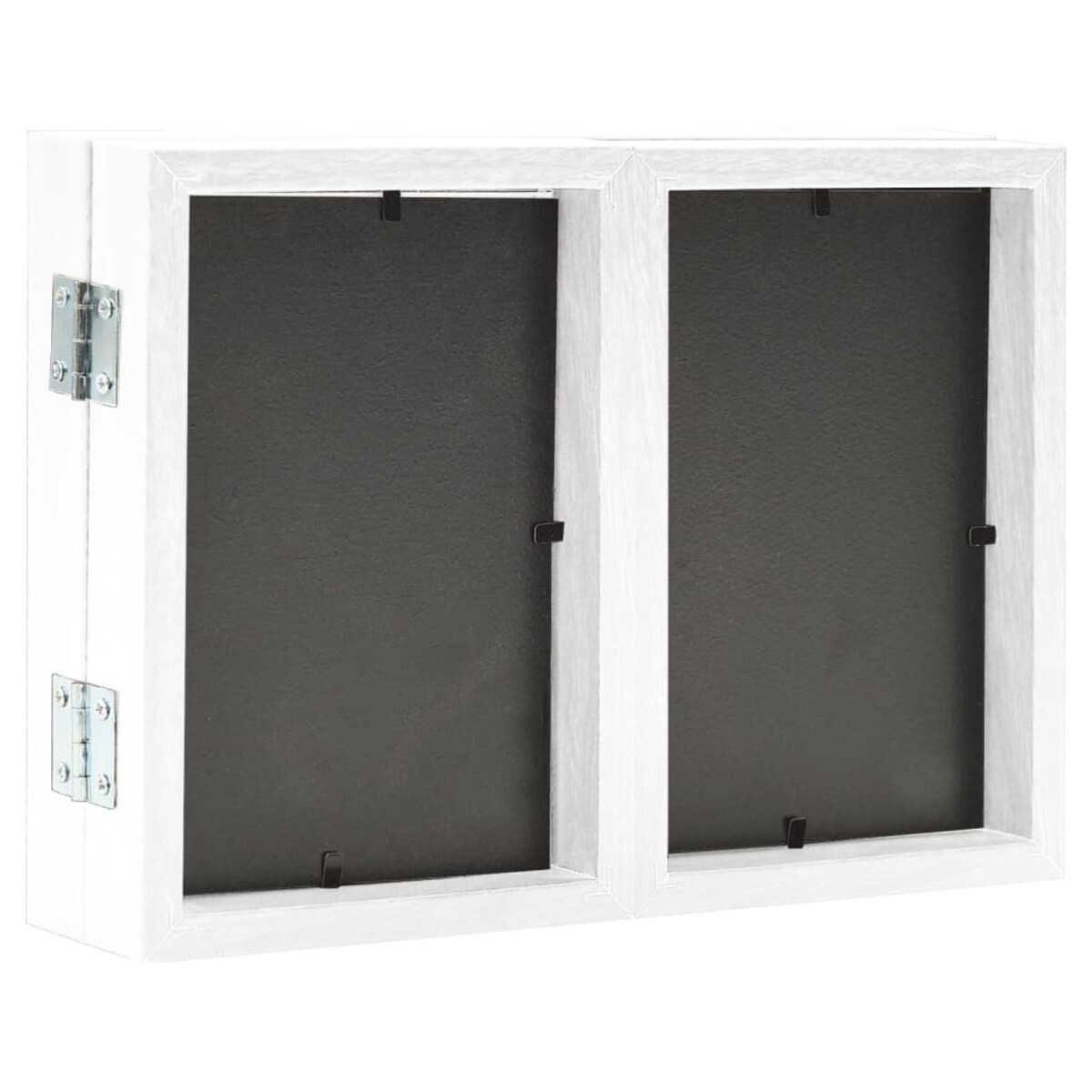 vidaXL Trójdzielna ramka na zdjęcia, biała, 22x15 cm + 2 x (10x15 cm)