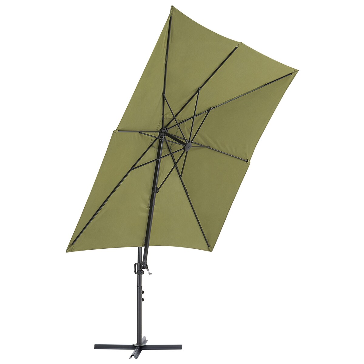 Parasol ogrodowy na wysięgniku 245 cm MONZA II Oliwkowy