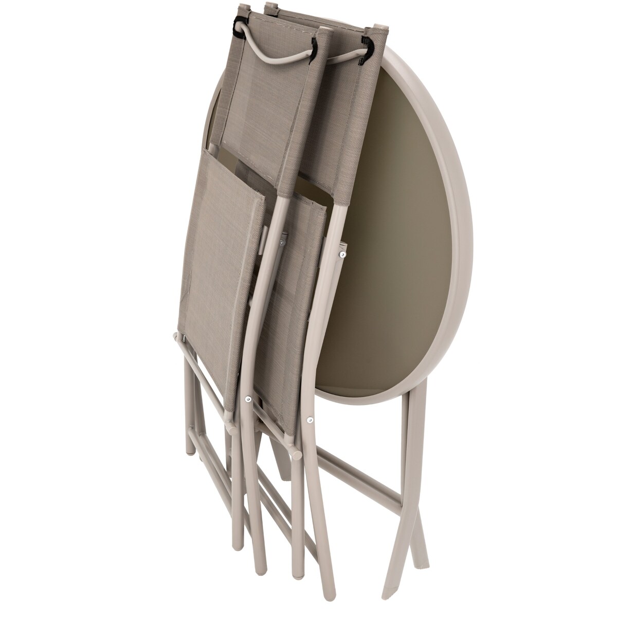 Zestaw mebli ogrodowych JUMI na balkon stół 2 krzesła