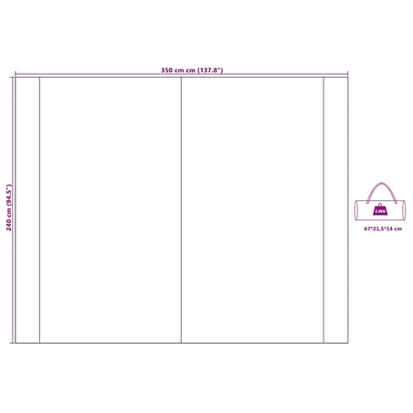 vidaXL Namiot wodoodporny