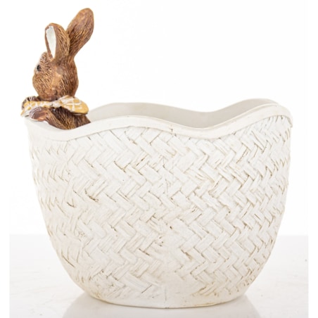 Osłonka z zajączkiem 13,5x12,5x12,5cm JOYA