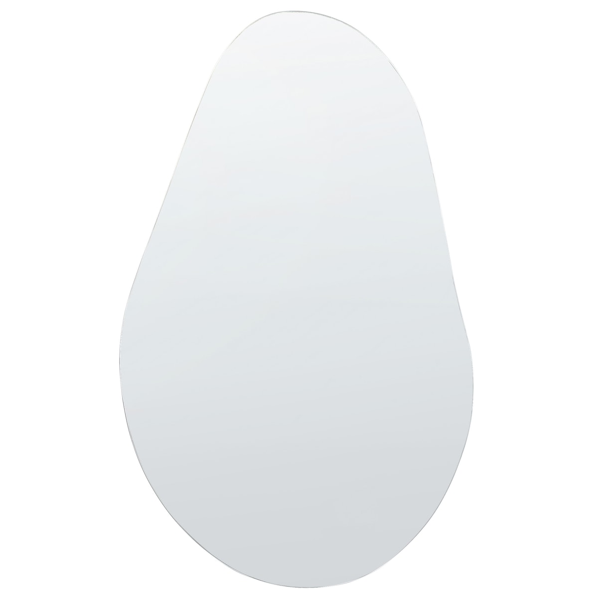 Lustro ścienne AUBAGNE 40 cm 65 cm Srebrny