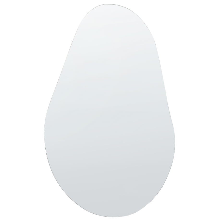 Lustro ścienne AUBAGNE 40 cm 65 cm Srebrny