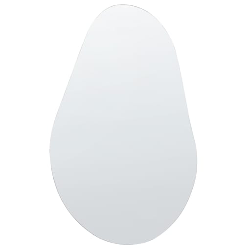 Lustro ścienne AUBAGNE 40 cm 65 cm Srebrny