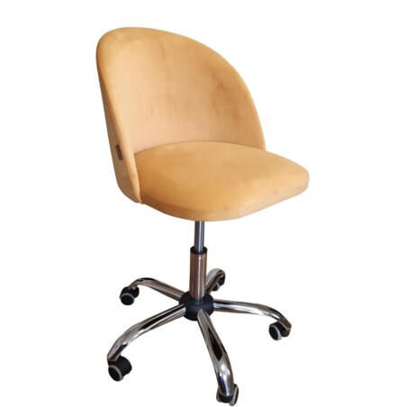 Fotel CLAUDINE VELVET musztardowy/curry