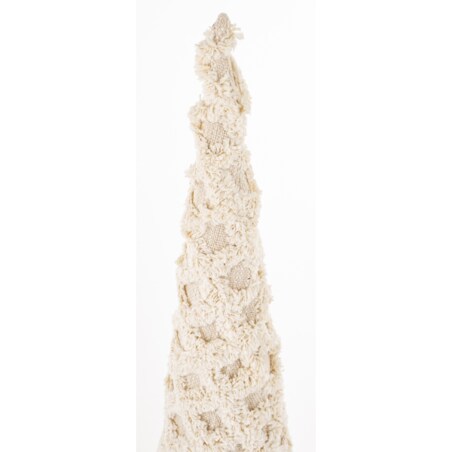 Figurka choinka 54x14x14 cm FAZIO beżowa średnia