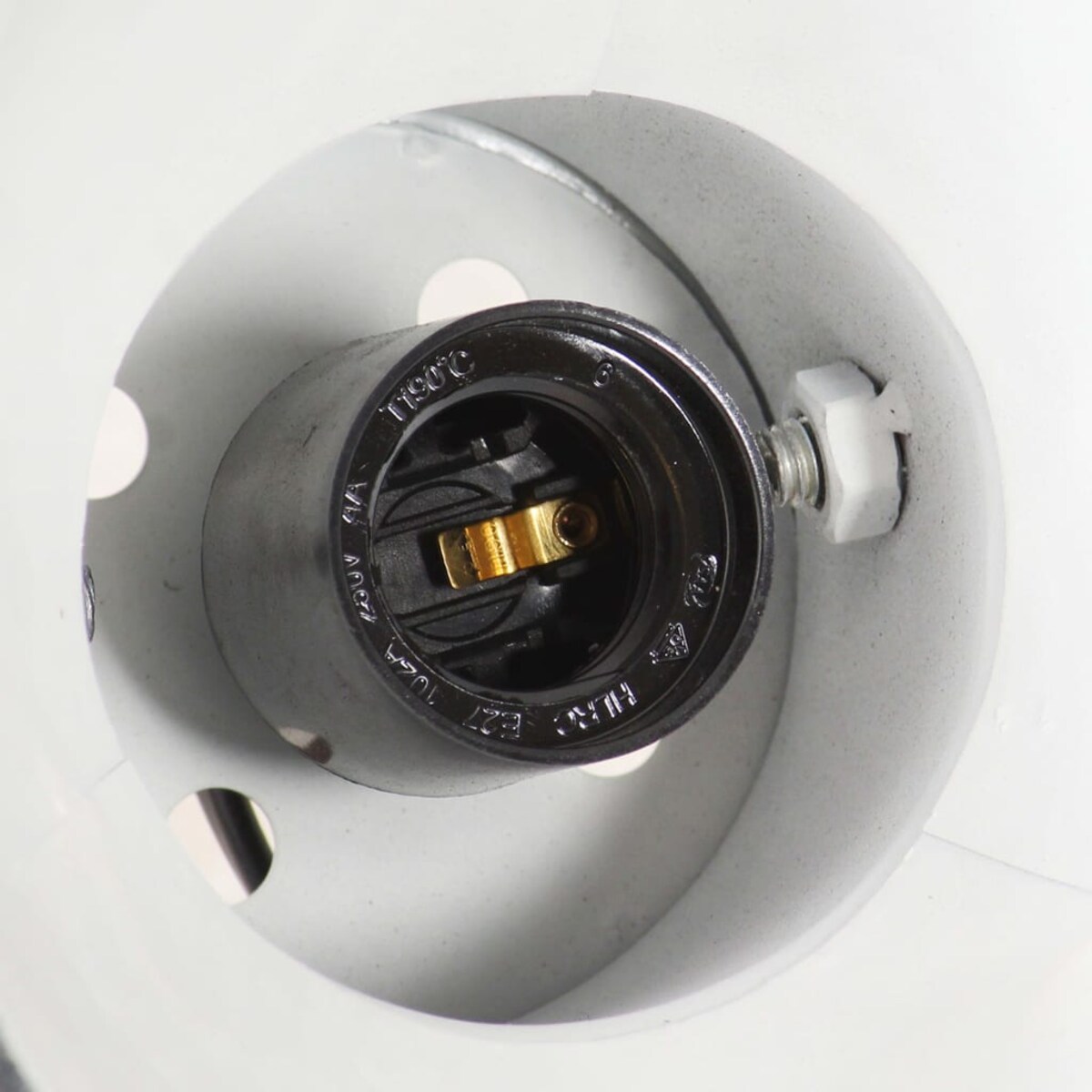 vidaXL Industrialna lampa sufitowa, 25 W, czarna, 42x27 cm, E27