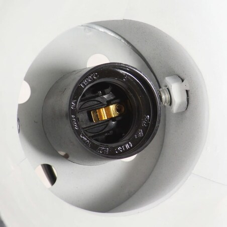 vidaXL Industrialna lampa sufitowa, 25 W, czarna, 42x27 cm, E27