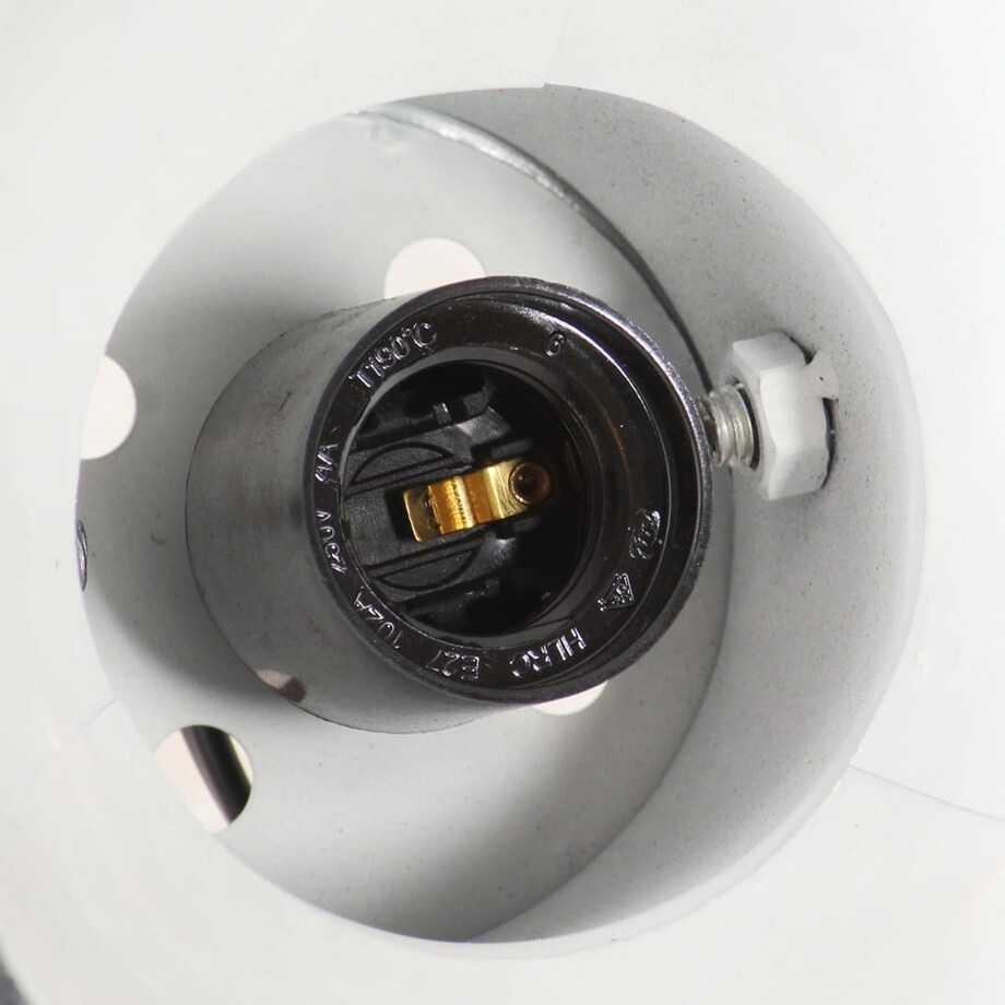 vidaXL Industrialna lampa sufitowa, 25 W, czarna, 42x27 cm, E27