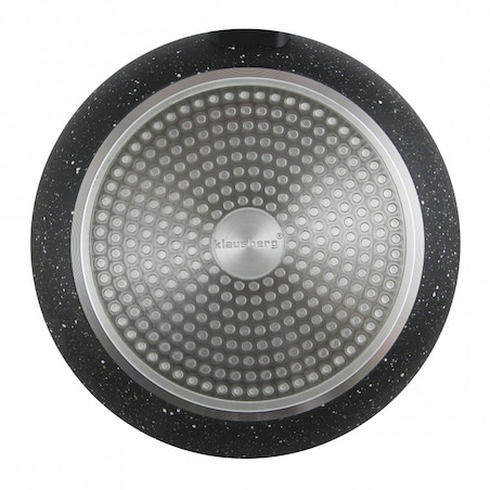 Patelnia granitowa 16cm indukcja gaz KLAUSBERG Marmo Gold