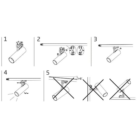 Lampa do szyn 3-fazowych Ctls Tinos 10401 Nowodvorski LED 30W 4000K tuba czarna