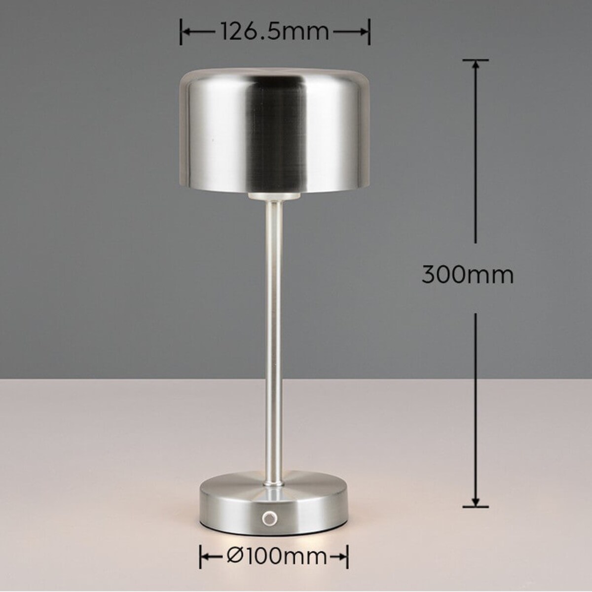 Stołowa lampka metalowa Jeff R59151107 RL Light LED 1W 3000K srebrny mat