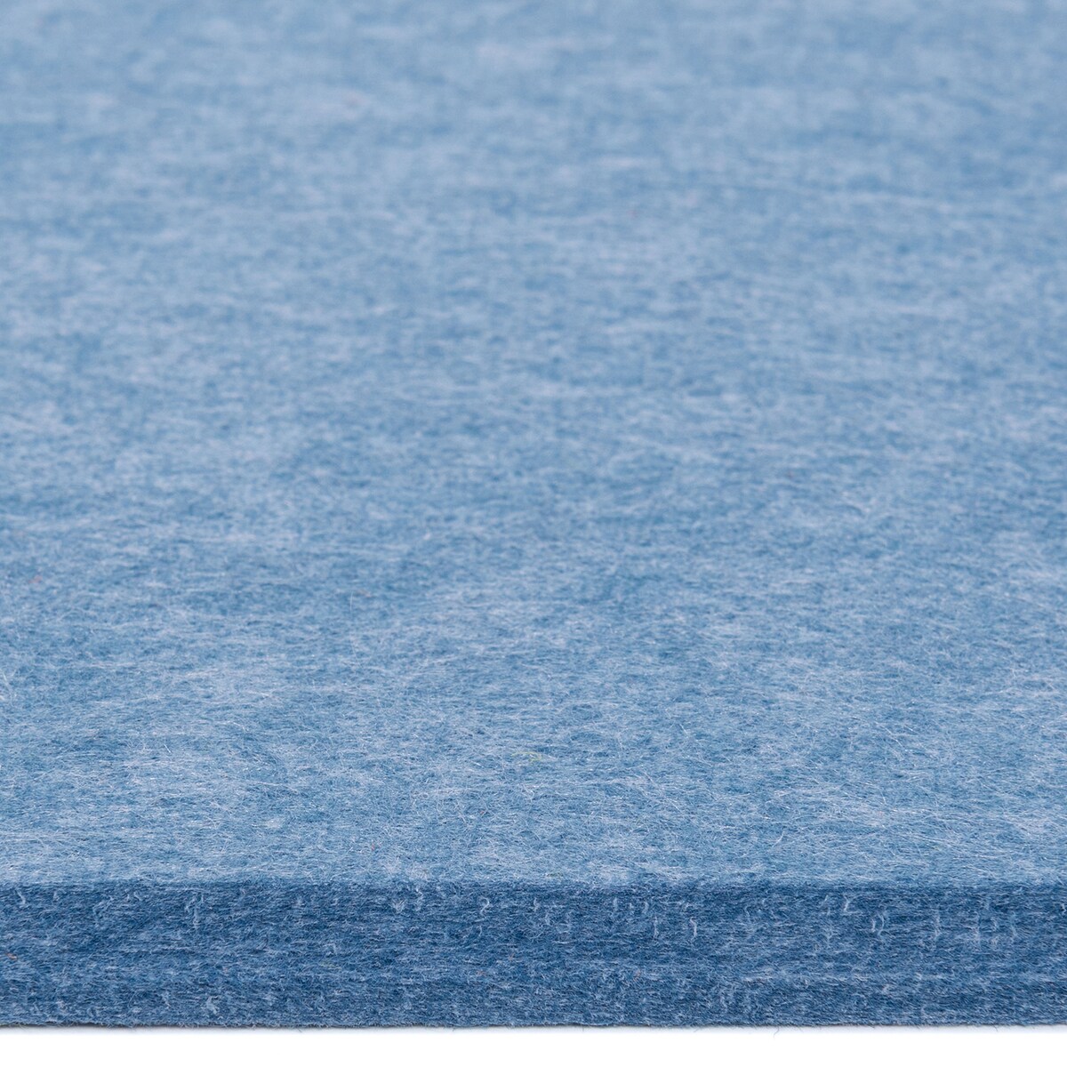 Zestaw 2 szt panel filcowy Felly 40x40 cm płytka kwadrat gładki niebieski